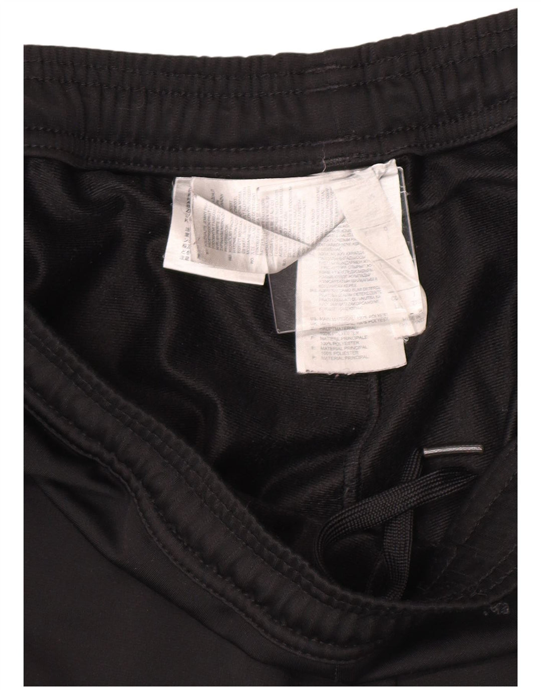 Pantalón De Chándal Adidas Hombre Grande Negro Espiga Poliéster