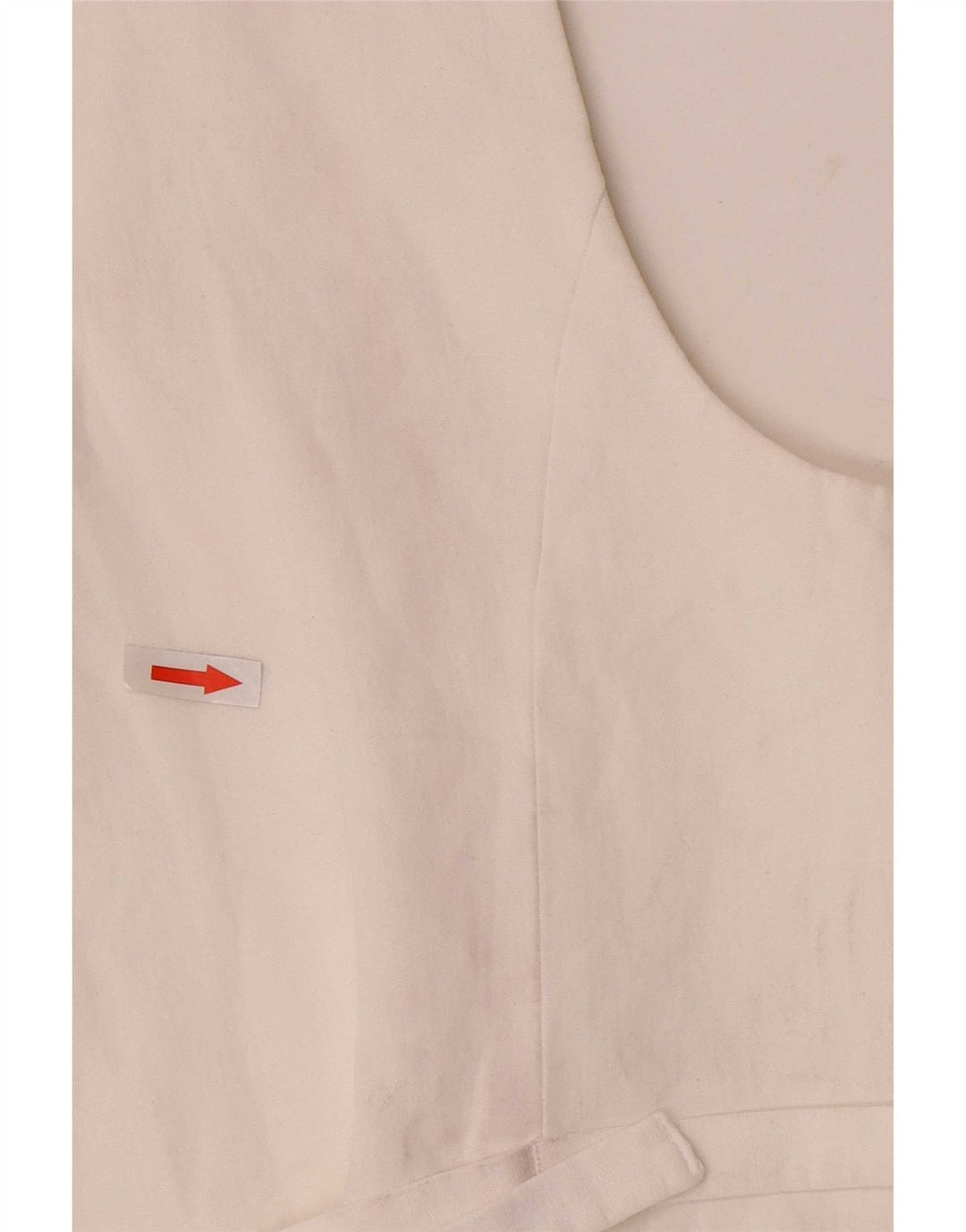 Zara Mujer Chaleco UK 10 Small Viscosa Blanca
