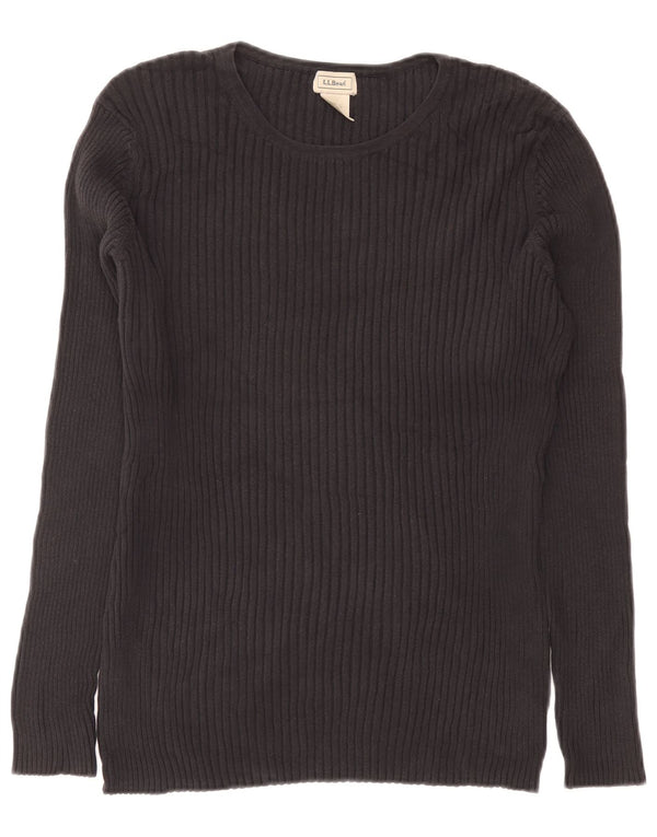 L.L.Bean Jersey de Cuello Redondo para Hombre XL Algodón Negro