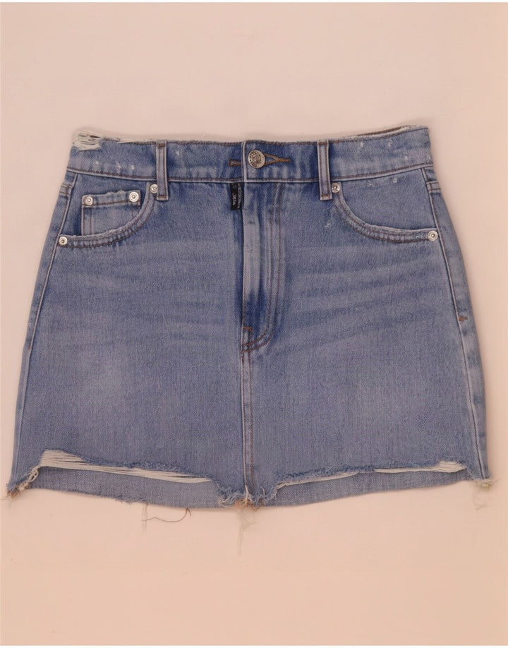 Zara Mujer Mini Falda Vaquera XS W24 Azul