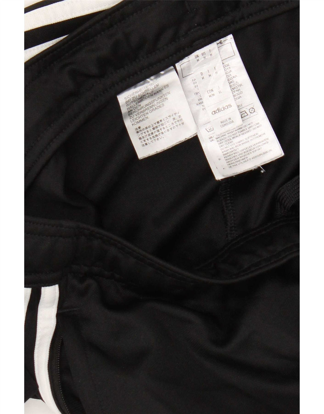 Pantalón De Chándal Adidas Hombre Mediano Negro Poliéster