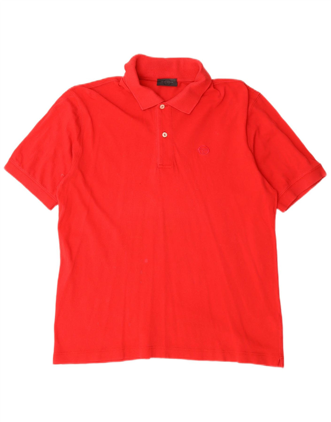 Sergio Tacchini Polo Hombre IT 46 Small Rojo Algodón