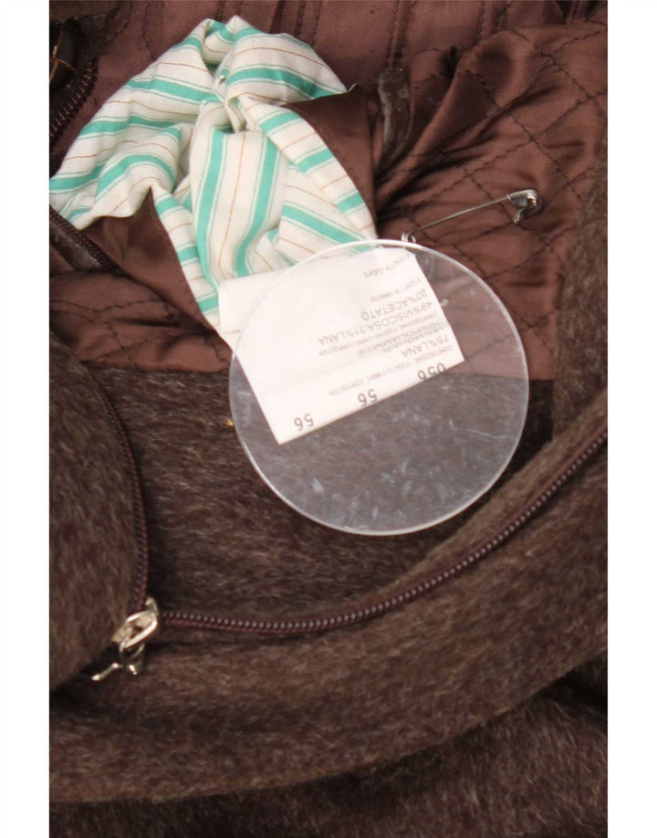 Abrigo Dolomiten para hombre IT 56 3XL Marrón Mohair