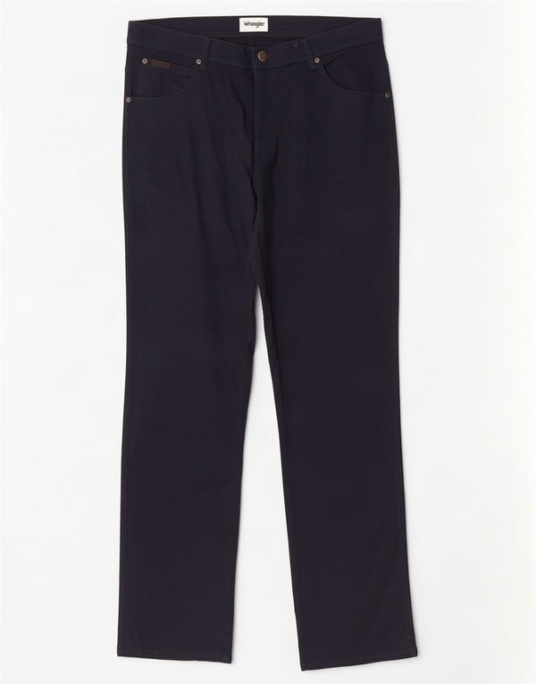 Wrangler Vaqueros rectos Texas para hombre W36 L32 Algodón azul marino