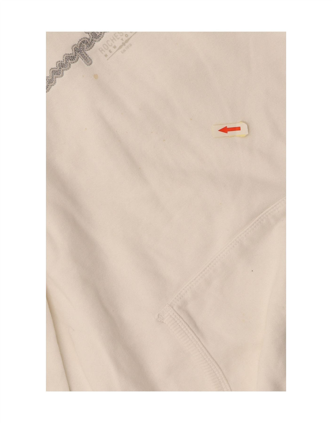 CHAMPION Jersey con capucha para mujer Heritage Classics Graphic UK 40 Medium White