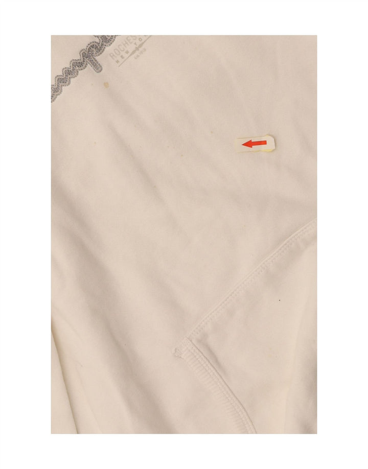 CHAMPION Jersey con capucha para mujer Heritage Classics Graphic UK 40 Medium White