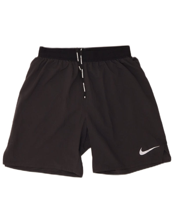 Nike Dri Fit - Pantalones cortos deportivos para hombre (poliéster), color negro