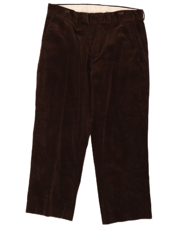 Polo Ralph Lauren Pantalones rectos de pana para hombre W36 L27 Algodón marrón