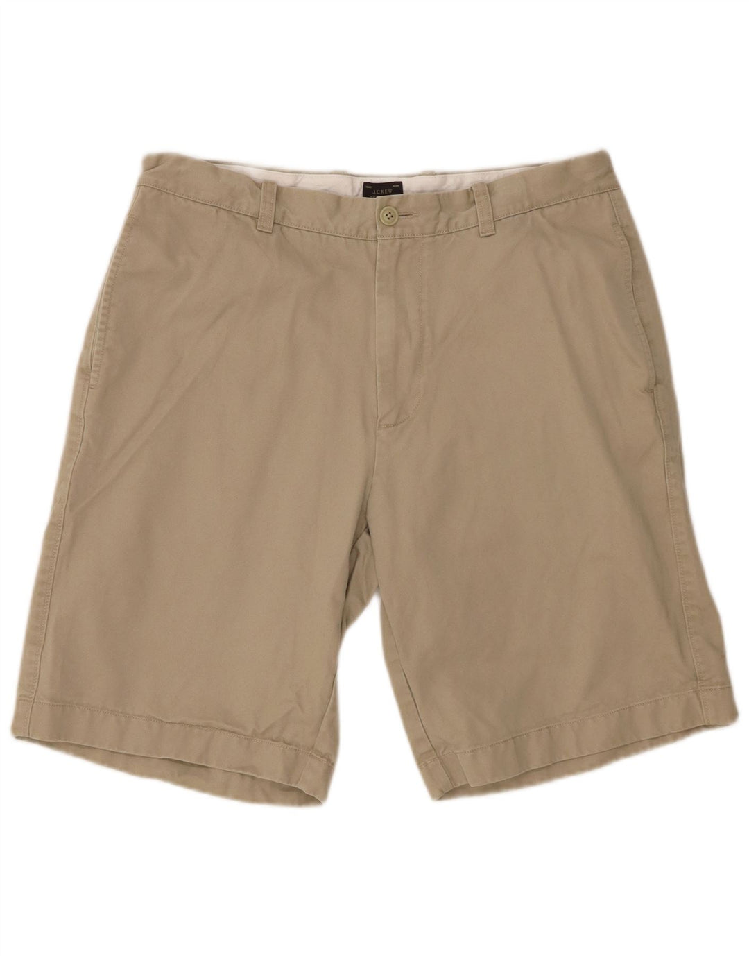 J. CREW Pantalones cortos chinos para hombre W35 Algodón beige grande