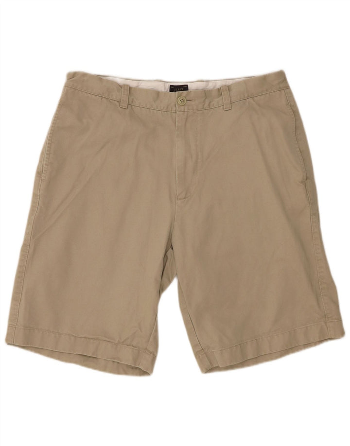 J. CREW Pantalones cortos chinos para hombre W35 Algodón beige grande