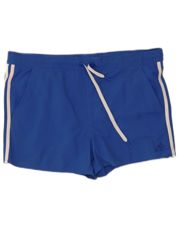 Pantalones Cortos Deportivos Adidas Hombre Azul Medio