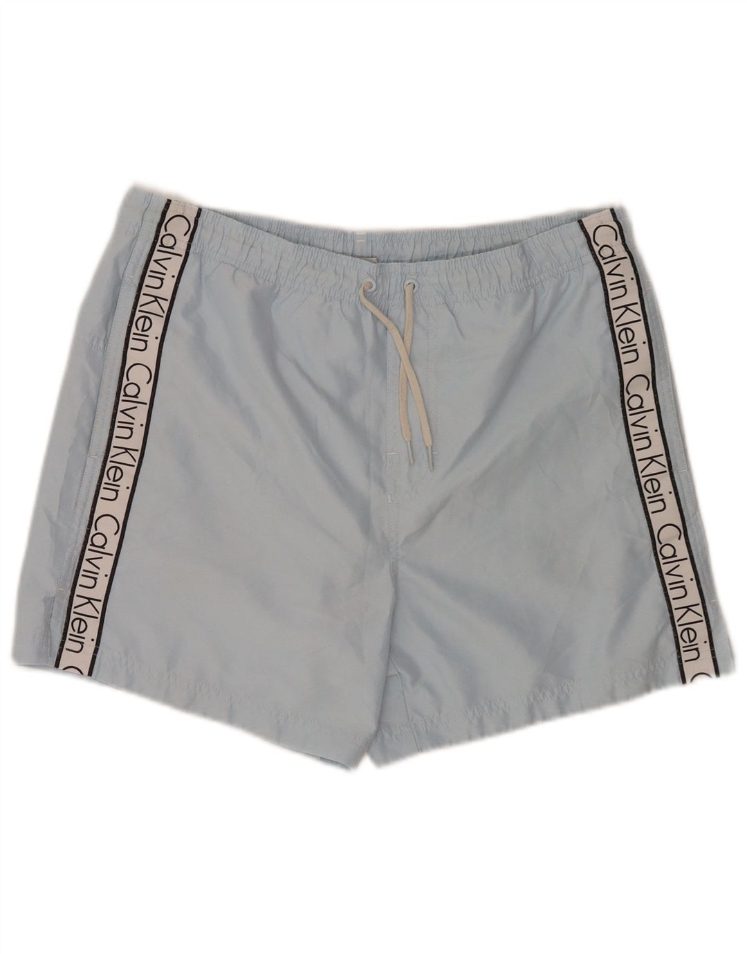 Calvin Klein Shorts De Bañador Con Gráfico Para Hombre Poliéster Color Block Azul Medio