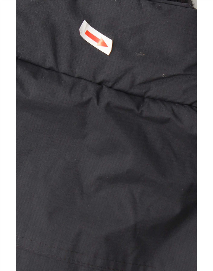 Superdry Chaqueta impermeable gráfica para mujer, talla 42, nailon azul marino mediano