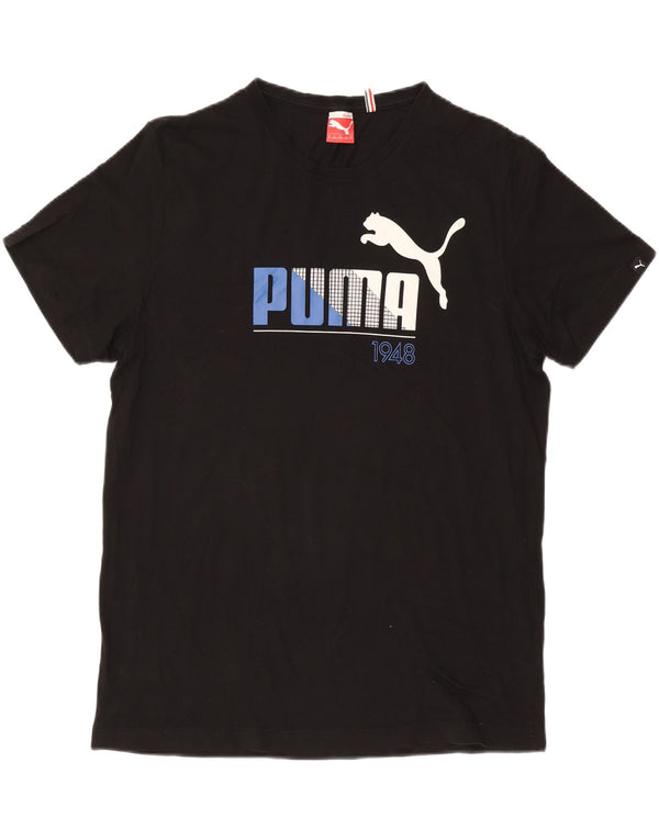 PUMA Camiseta gráfica para hombre Top XL Negro