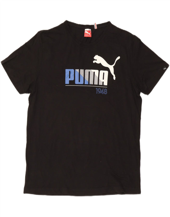 PUMA Camiseta gráfica para hombre Top XL Negro