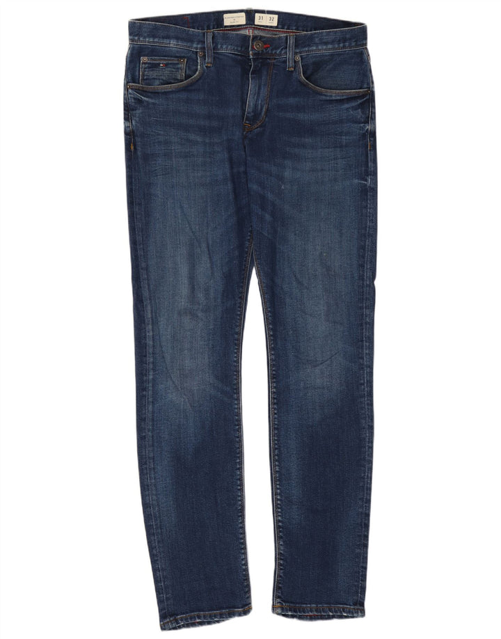 Tommy Hilfiger Vaqueros ajustados Bleecker para hombre W31 L32 Algodón azul