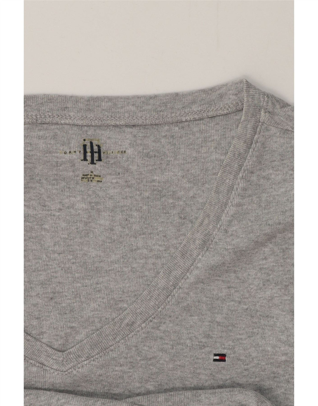 TOMMY HILFIGER Camiseta para mujer Top UK 40 Gris medio