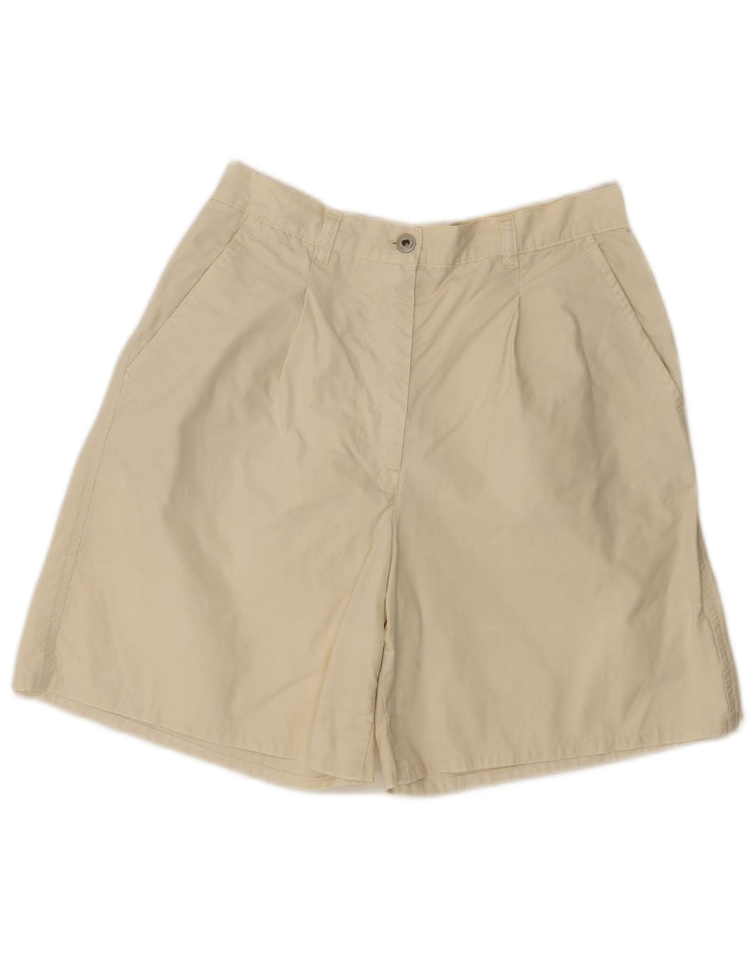 Murphy & Nye Pantalones cortos chinos pegados para mujer W30 Algodón beige medio