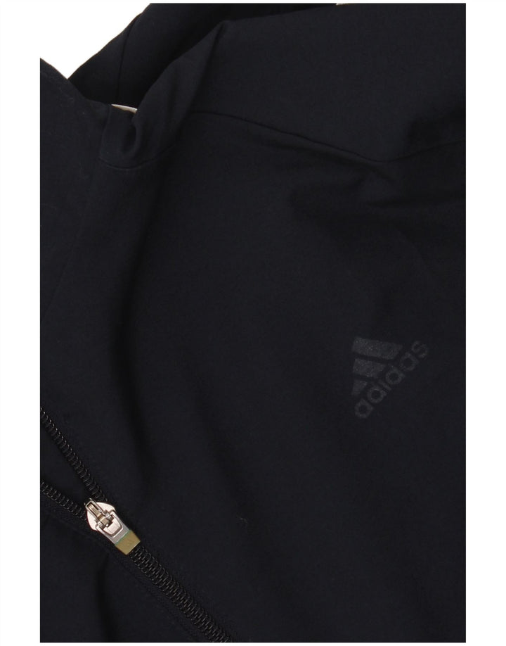 Adidas Mens Climalite Chándal Top Chaqueta Grande Azul Marino Colorblock
