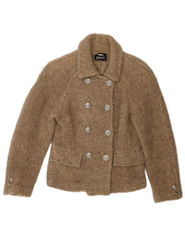 Chaquetón para mujer de Roman's UK 10 Small Beige Lana moteada