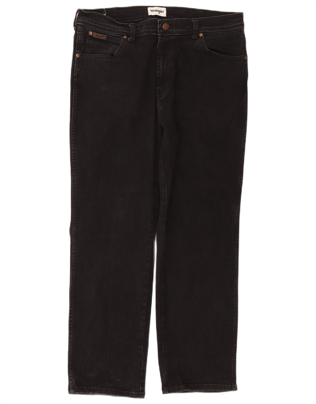 WRANGLER Vaqueros rectos Texas para hombre W38 L30 Algodón negro