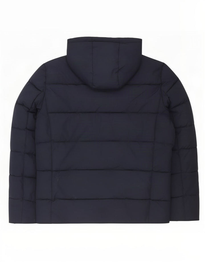 Superdry Chaqueta acolchada con capucha para hombre UK 38 Medium Azul marino Poliéster