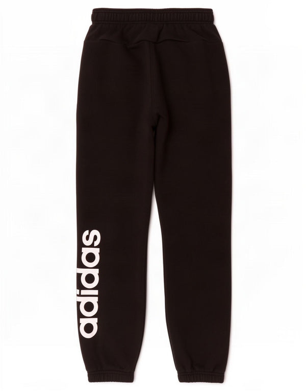 Adidas - Pantalón de chándal gráfico para niño, 11-12 años, algodón negro