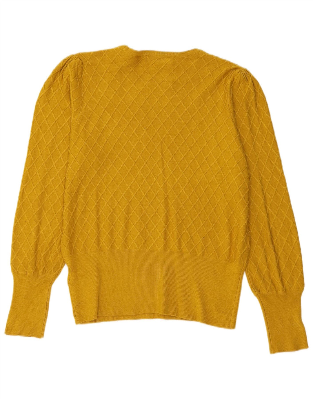 Marks & Spencer - Jersey con cuello barco para mujer, talla 40, color amarillo mediano