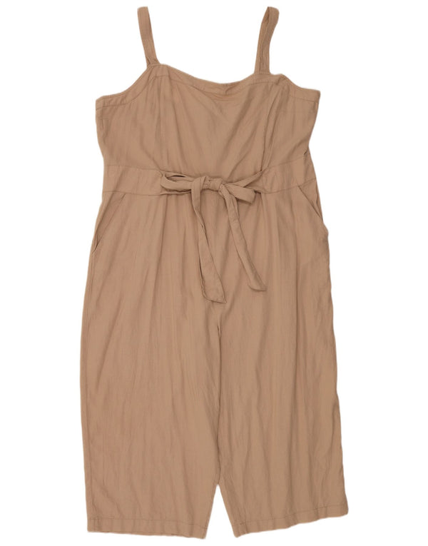 Mono sin mangas para mujer Fat Face UK 22 3XL W48 L20 Beige Linen