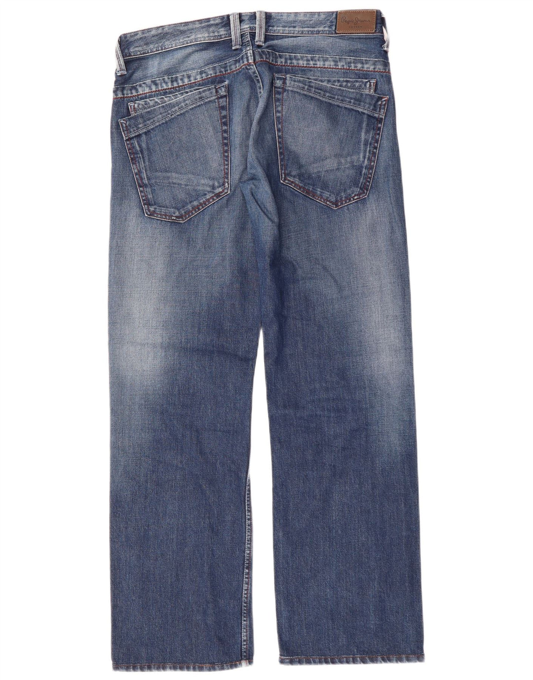 PEPE JEANS Vaqueros rectos para hombre W33 L34 Algodón azul