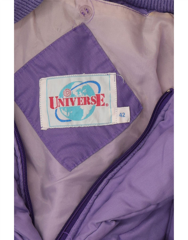 Univers Abrigo acolchado para mujer EU 42 Poliéster morado grande