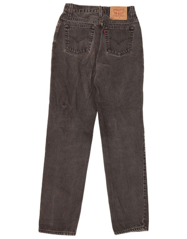 Levi's Jeans rectos ajustados 512 para mujer US 9 Medium W26 L31 Algodón negro