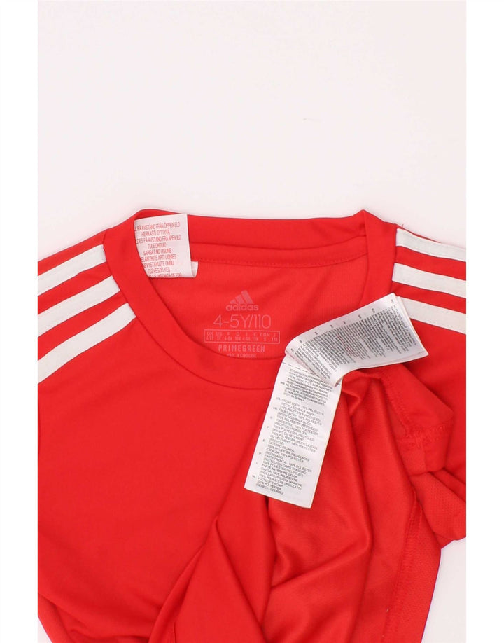 Adidas Camiseta Aeroready Graphic para niños 4-5 años Rojo Poliéster