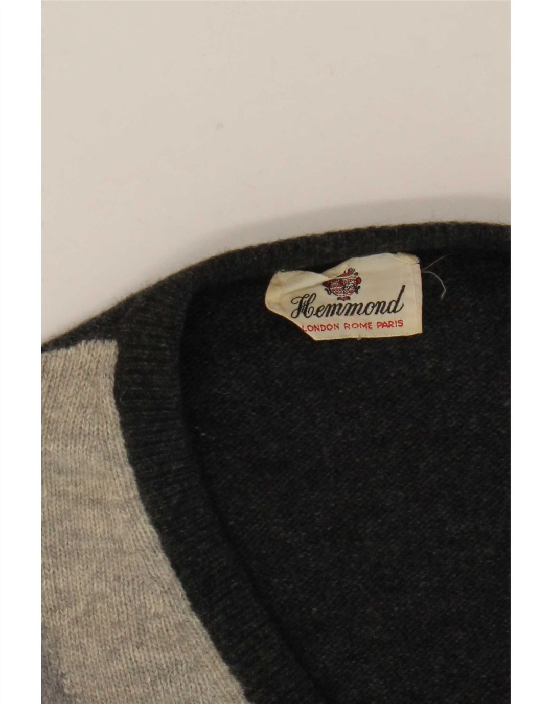 Hemmond Jersey con Cuello en V para Hombre Gris Medio