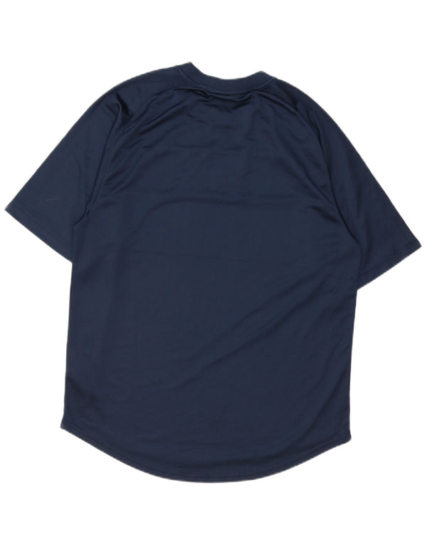 Camiseta Nike Hombre Top Grande Azul Marino Poliéster