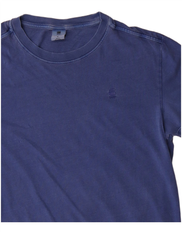 G-Star Hombre Camiseta Top Small Azul Algodón