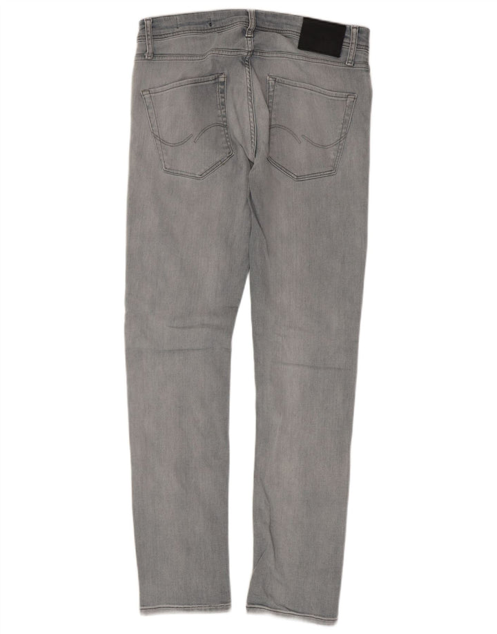 Jack & Jones Tim Slim Jeans para Hombre W31 L32 Algodón Gris