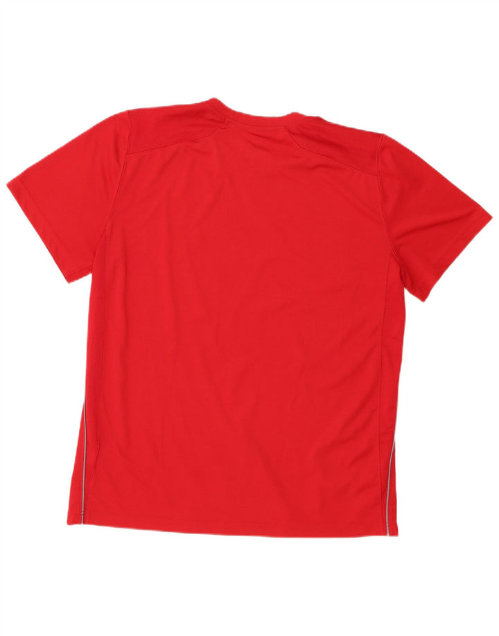 Nike - Camiseta Dri Fit para hombre, talla grande, poliéster rojo