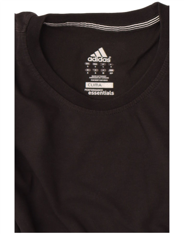 Adidas Mens Clima 365 Camiseta Top Pequeño Negro