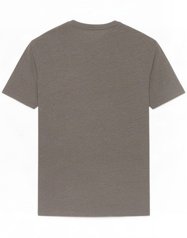 Penguin Camiseta gráfica para hombre Top XL Algodón moteado gris