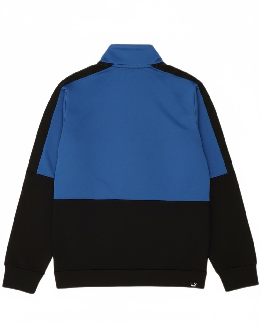Puma Chaqueta de chándal gráfica para niños 9-10 años Azul Colorblock