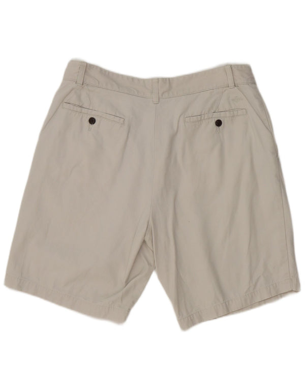 Dockers Mens Khakis Chino Shorts W34 Grande Gris Algodón