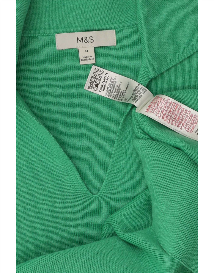 Marks & Spencer Polo para mujer UK 40 Algodón verde medio