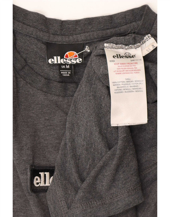 Camiseta Ellesse Hombre Top Gris Medio Algodón