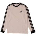Adidas Hombre Regular Top Manga Larga Medio Algodón Blanco