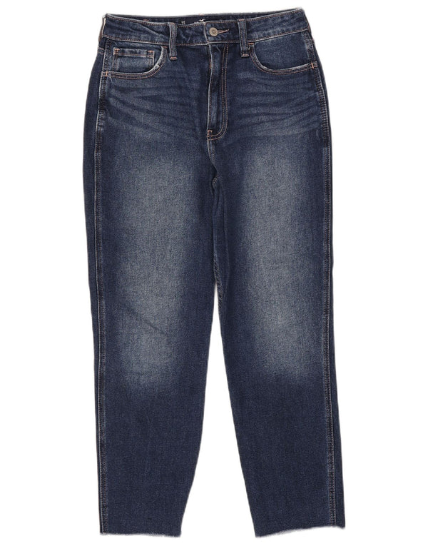 Hollister Jeans recortados de talle alto para mujer US 5 Small W27 L25 Azul