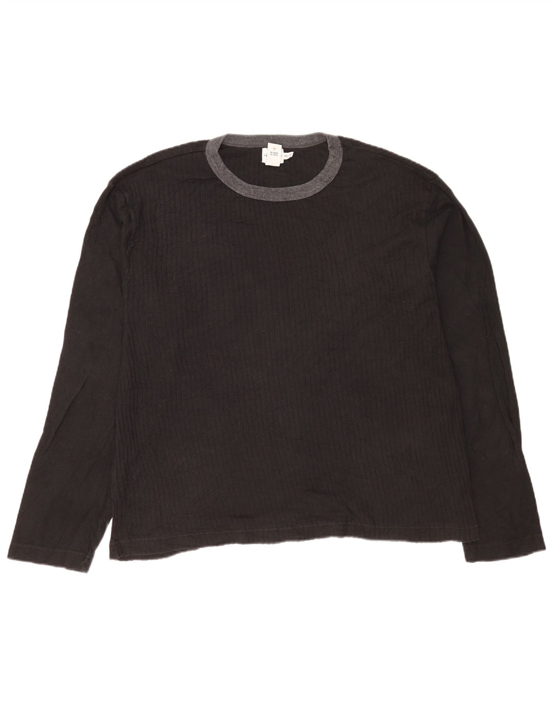 Calvin Klein Jeans Hombre Top Manga Larga 2XL Algodón Negro