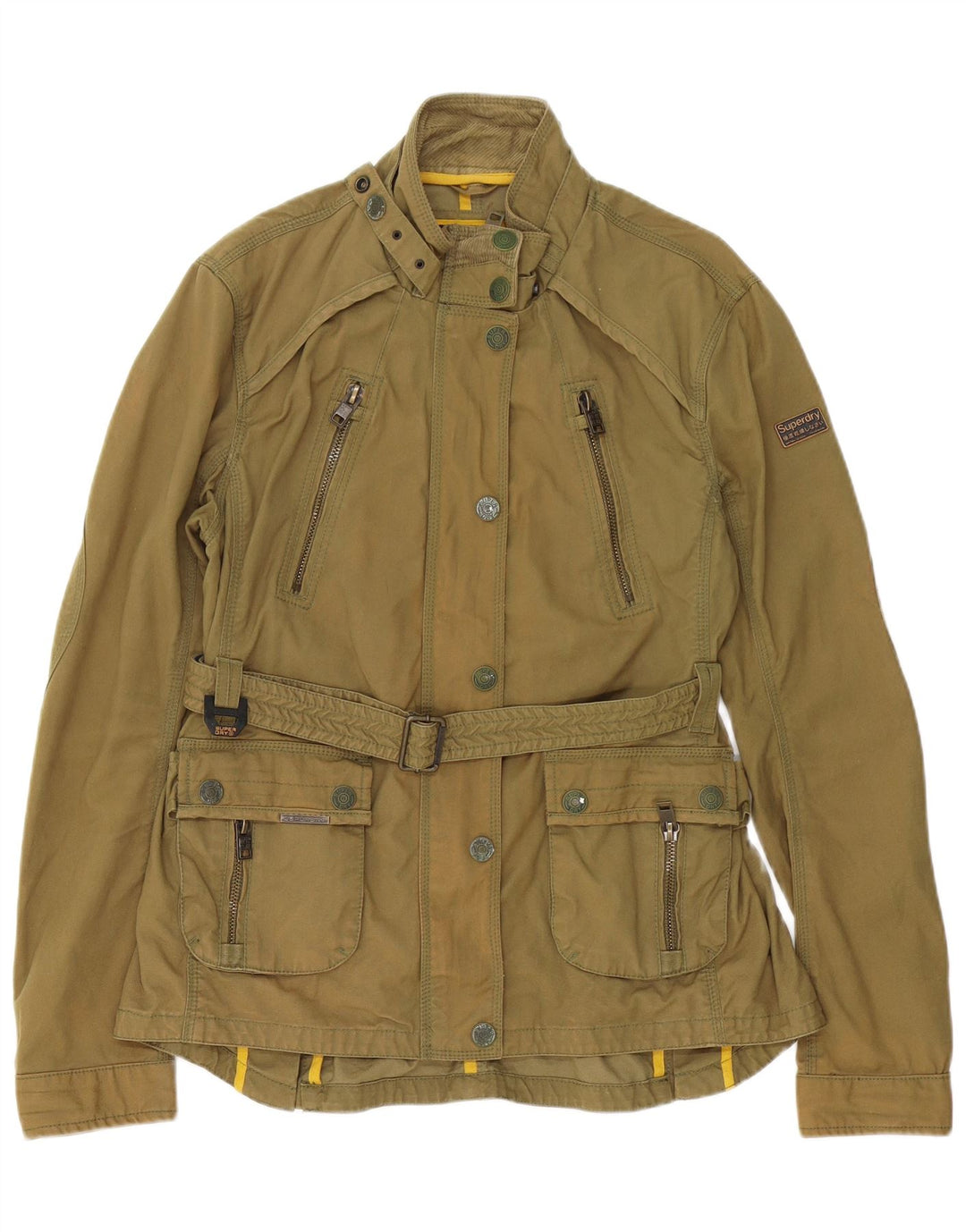 Superdry Chaqueta utilitaria para mujer ES 40 XL Algodón caqui