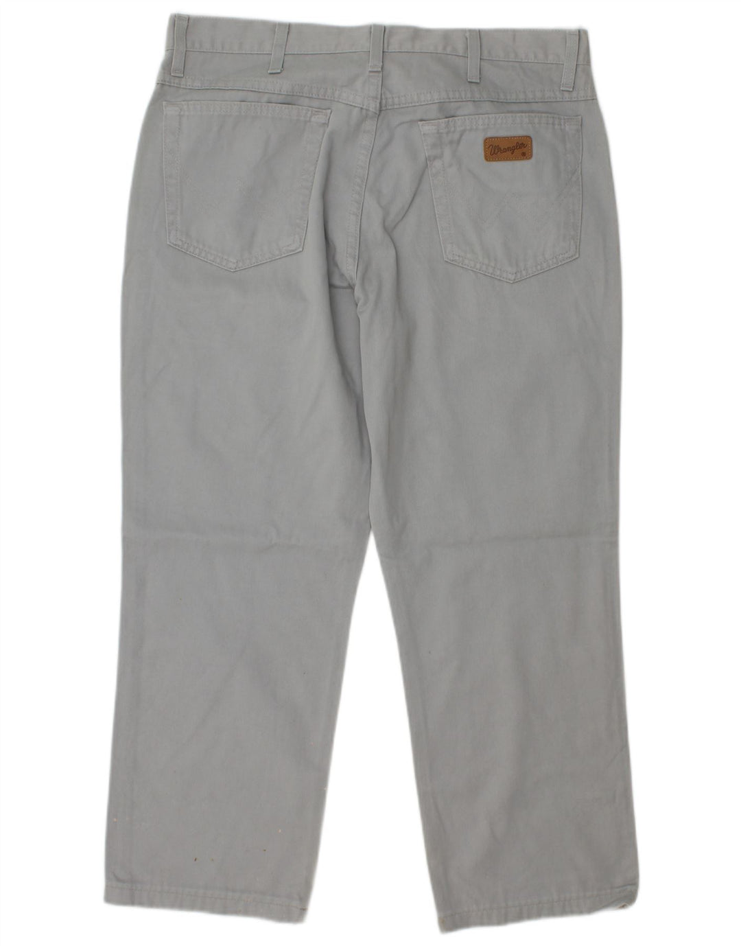 WRANGLER Vaqueros rectos Texas para hombre W36 L26 algodón gris
