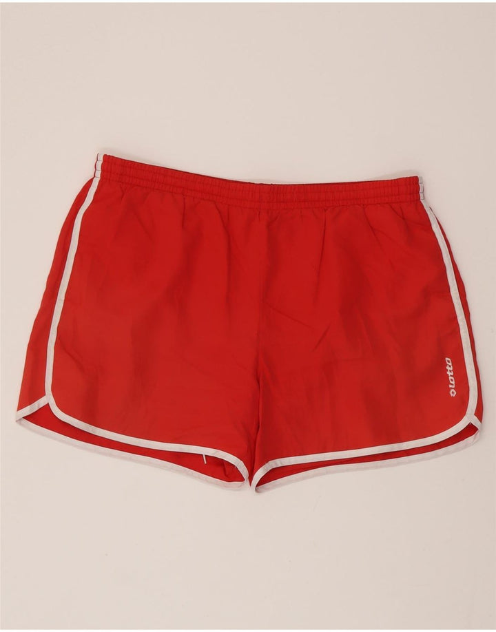LOTTO Bañador Corto Mujer ES 40 XL Poliéster Rojo